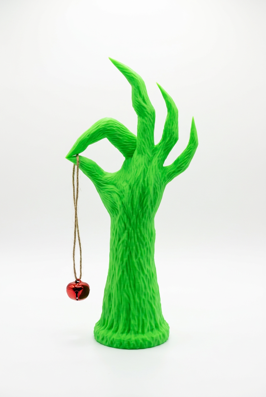 The Green Grumpy Guy Ornament Holder