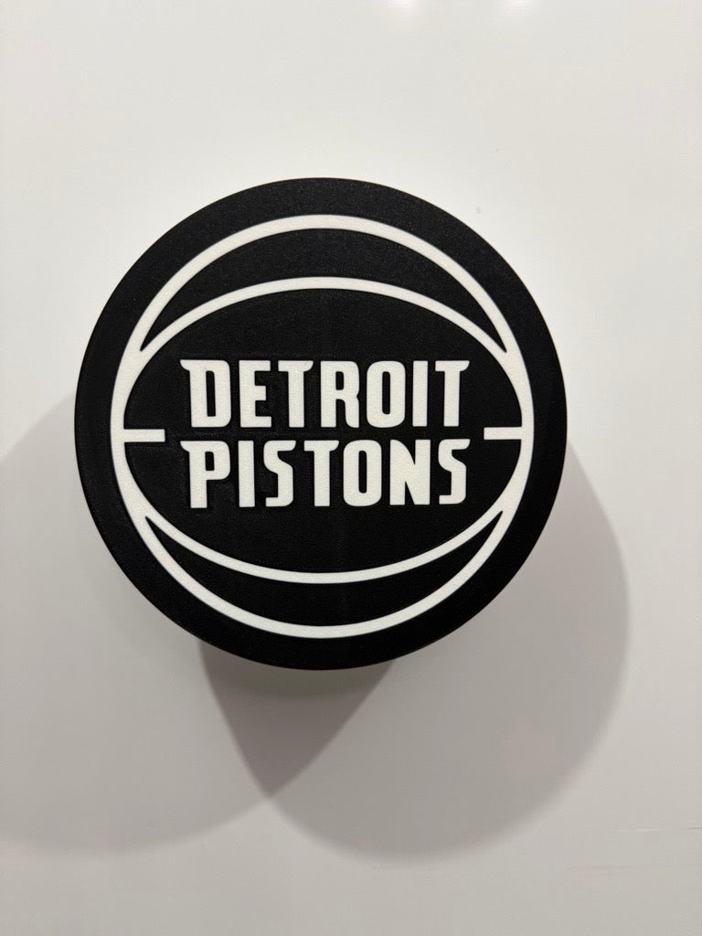 Detroit Pistons Wall Plaque Sign