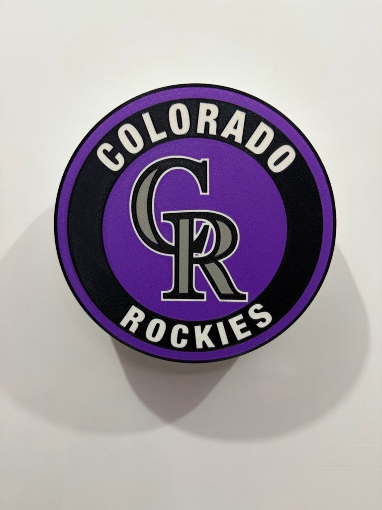 Colorado Rockies Wall Plaque Sign