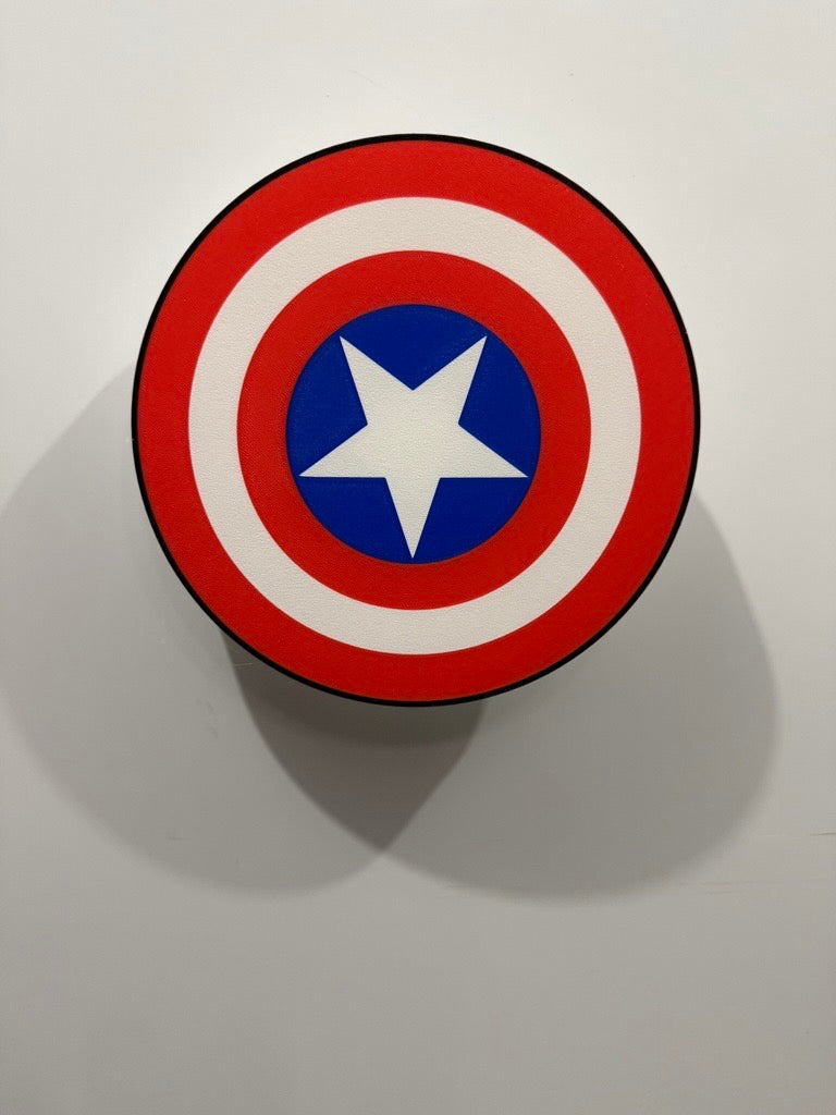 Captain America Wall Plaque Sign