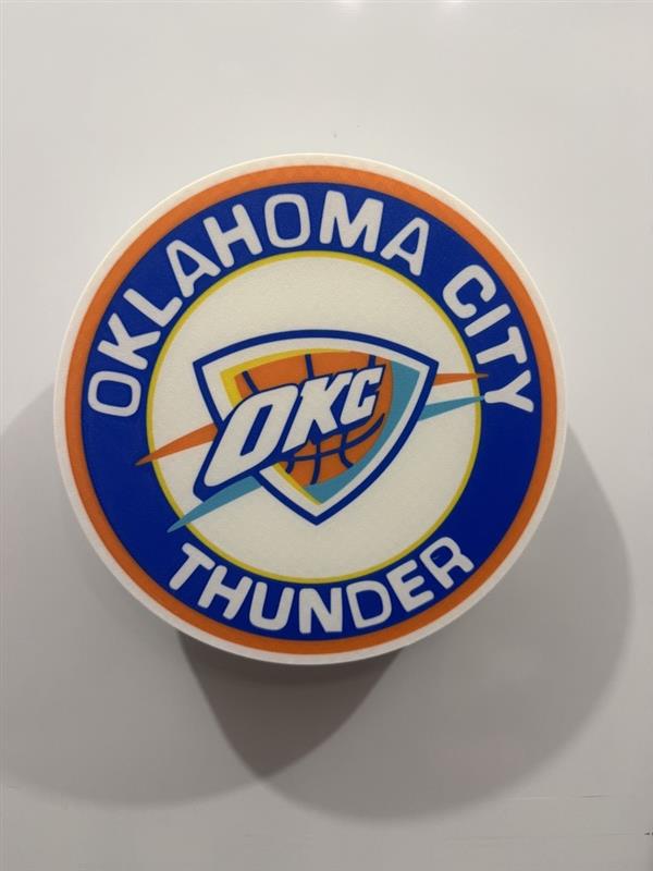 Oklahoma City Thunder Wall Plaque Sign