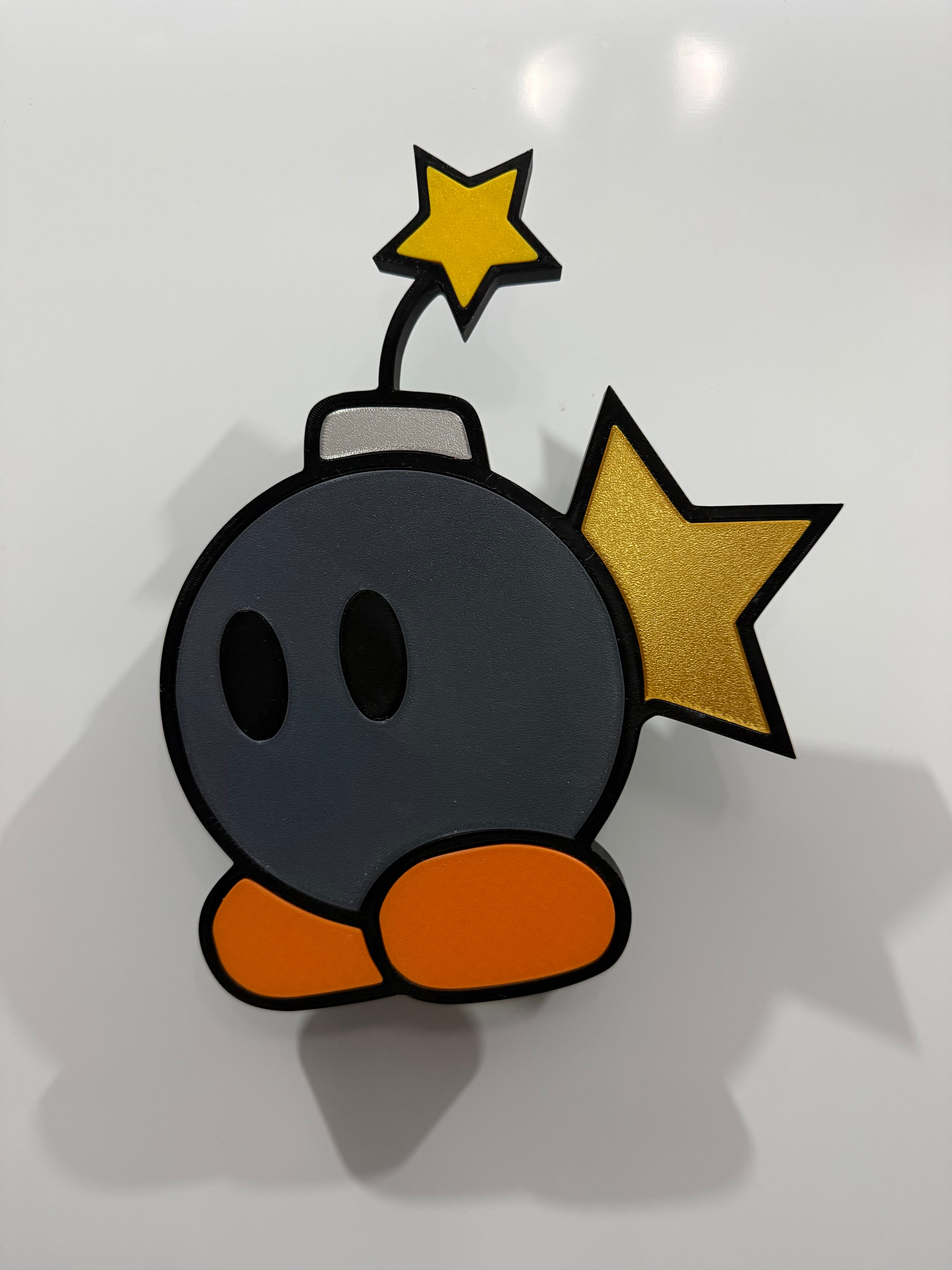 Bomb from Super Mario Brothers Wall Plaque Sign