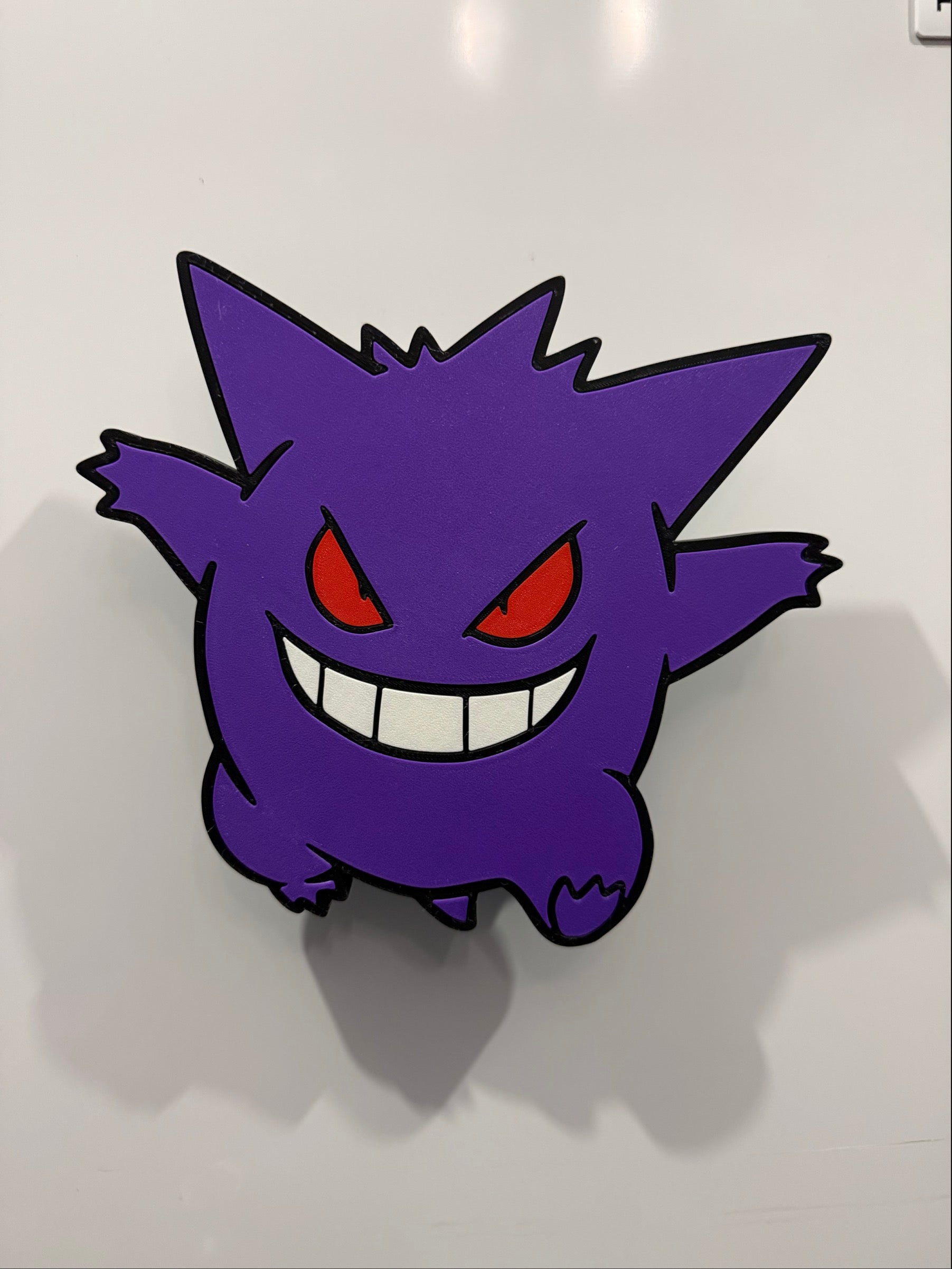 Gengar from Pokemon Wall Plaque Sign