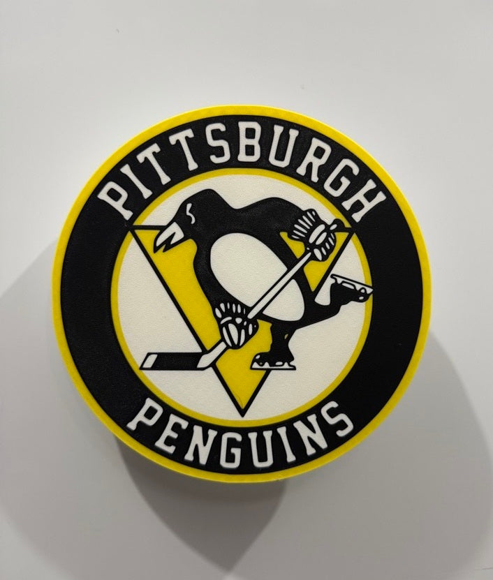 Pittsburgh Penguins Wall Plaque Sign