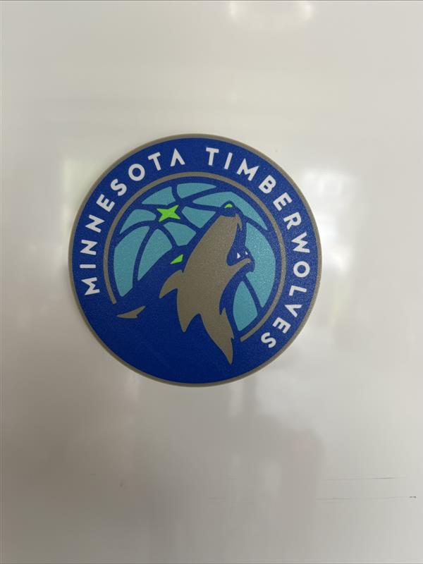 Minnesota Timberwolves Wall Plaque Sign