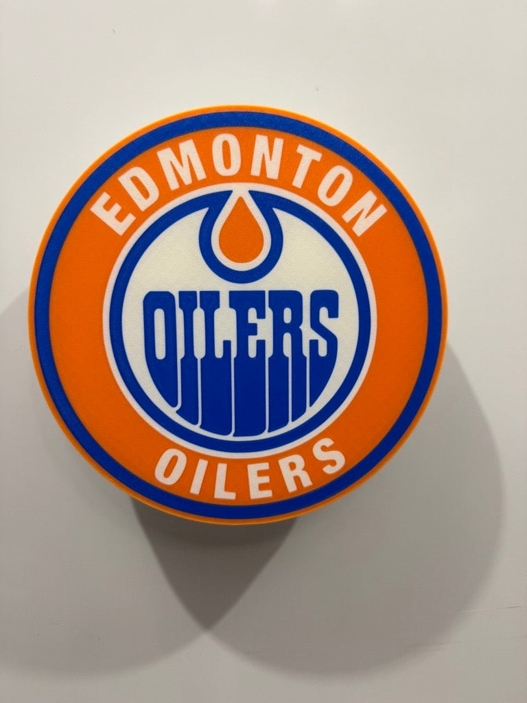 Edmonton Oilers Wall Plaque Sign