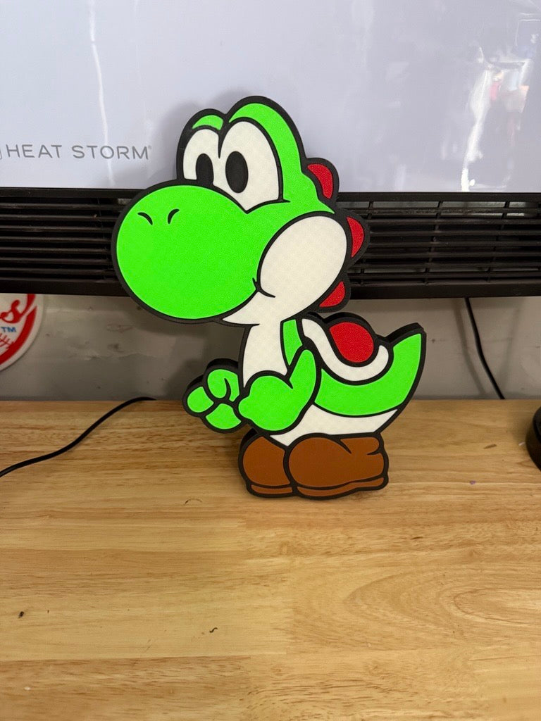Yoshi from Super Mario Brothers Wall Plaque Sign