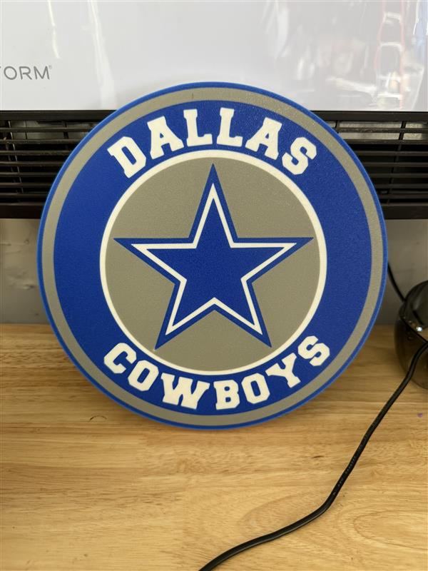 Dallas Cowboys Wall Plaque Sign
