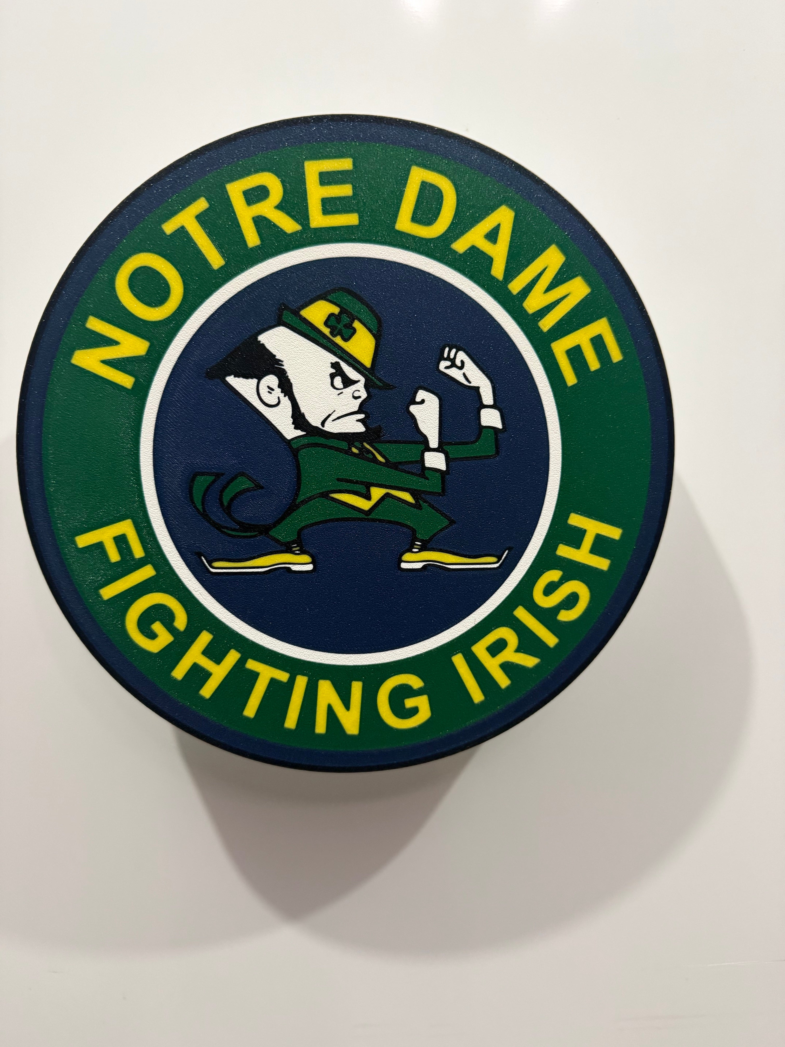 Notre Dame The Fighting Irish Wall Plaque Sign