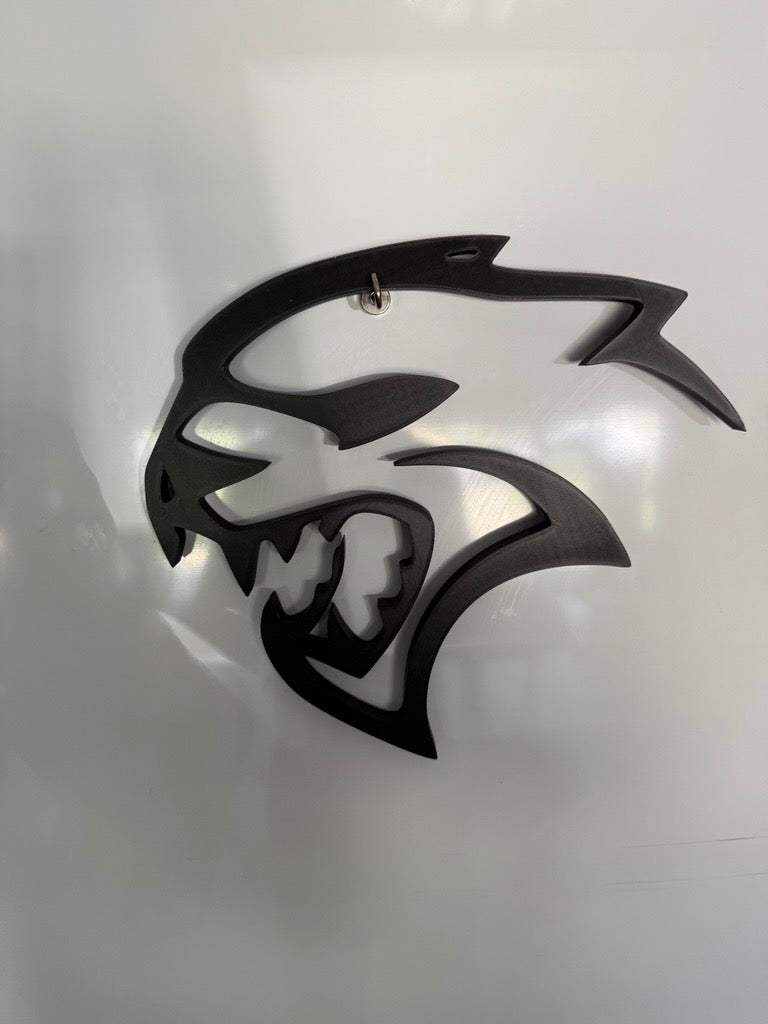Dodge Hellcat Wall Plaque Sign