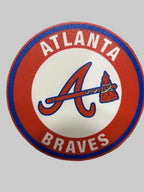 Atlanta Braves Wall Plaque Sign