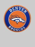 Denver Broncos Wall Plaque Sign