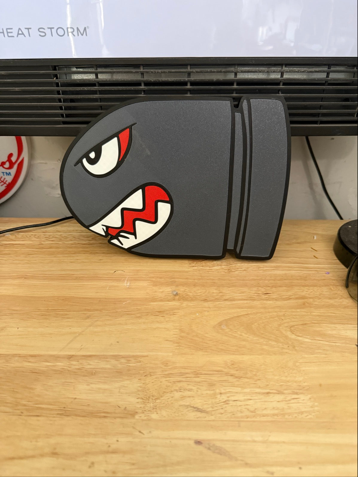 Bullet Bill from Super Mario Brothers Wall Plaque Sign