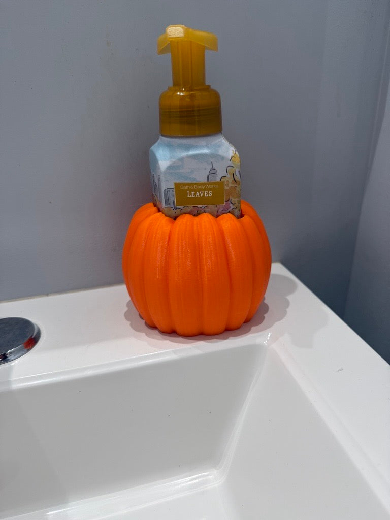 Pumpkin soap holder