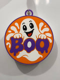 BOO Ghost Door Hanger Plaque
