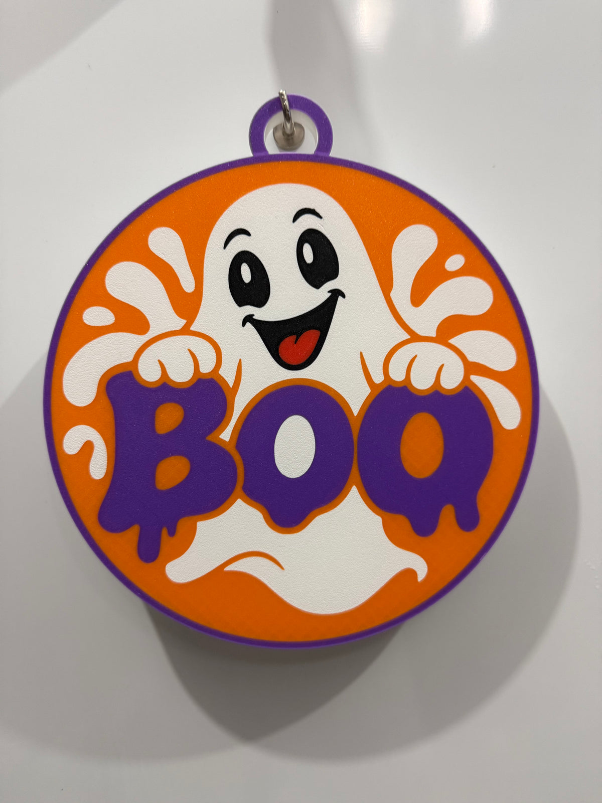 BOO Ghost Door Hanger Plaque