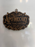 Apothecary Door Hang Plaque
