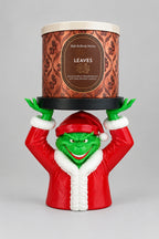 The Green Grumpy Guy 3 Wick Candle Holder