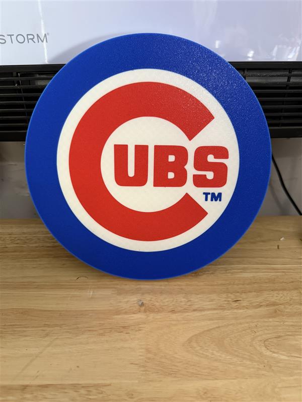 Chicago Cubs Wall Plaque Sign