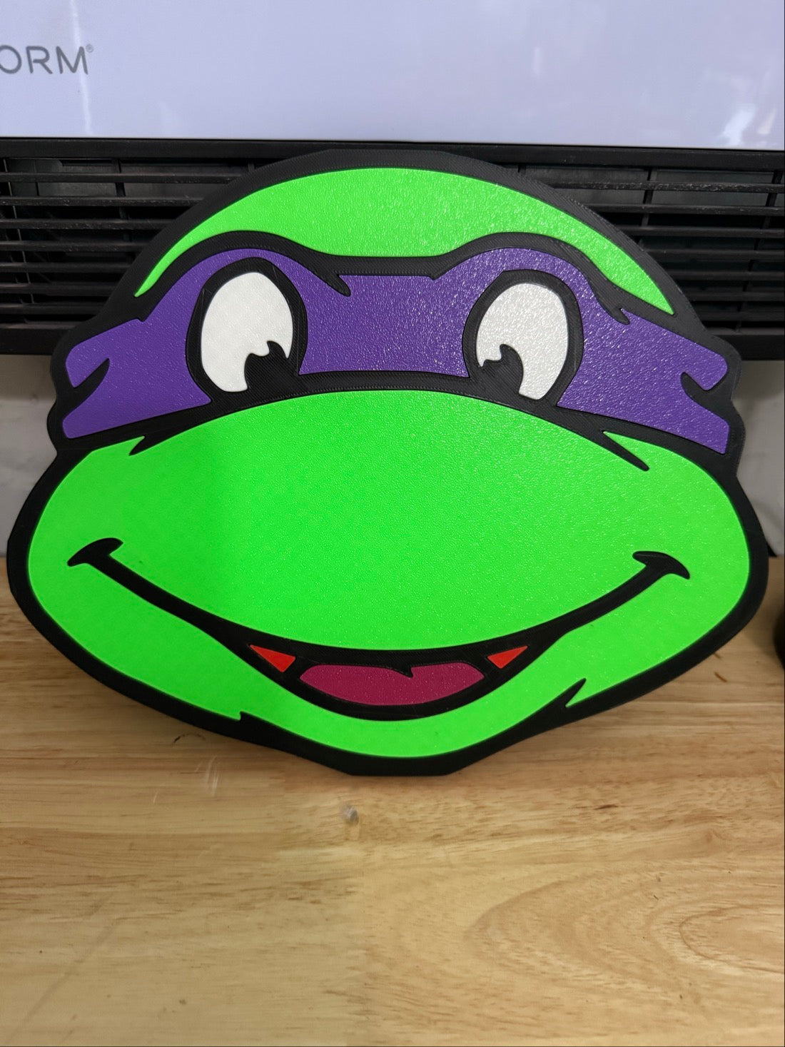 Ninja Turtle Wall Plaque Sign