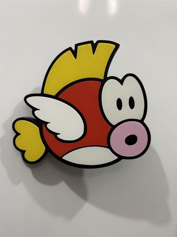 Cheep Cheep from Super Mario Brothers Wall Plaque Sign