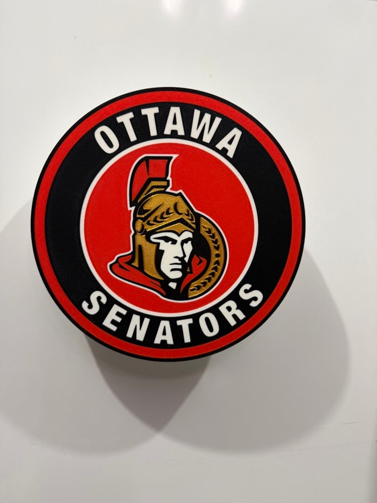 Ottawa Senators Wall Plaque Sign