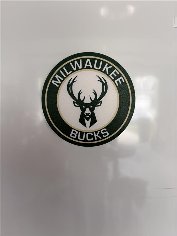 Milwaukee Bucks Wall Plaque Sign