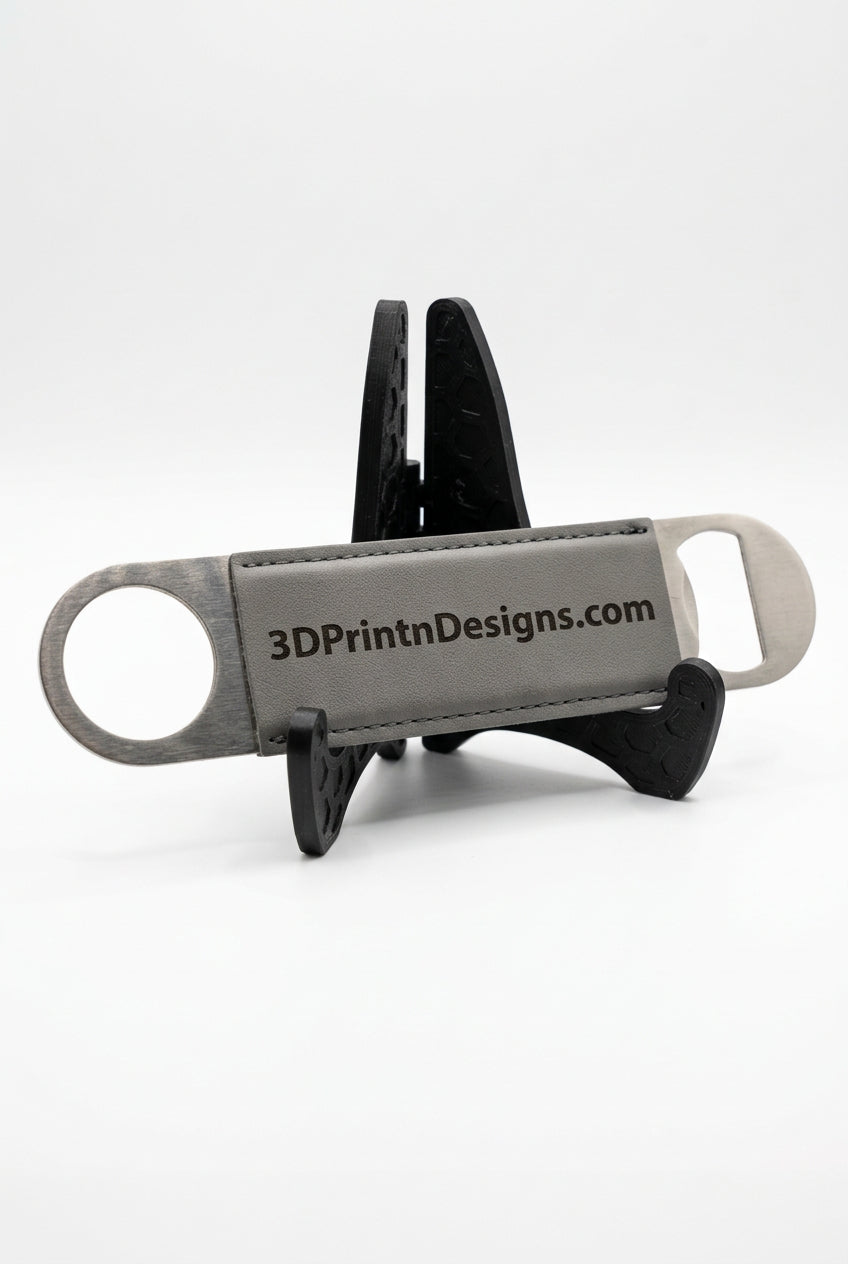 Leather Bottle Opener Custom Engraved