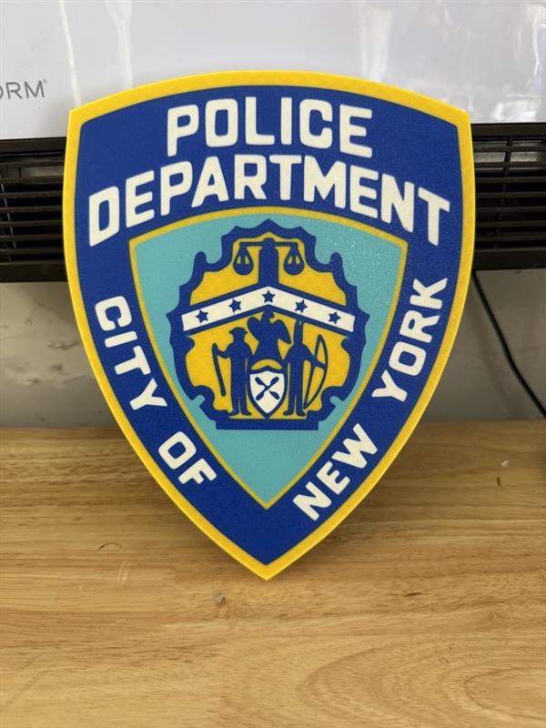 NYPD Wall Plaque Sign
