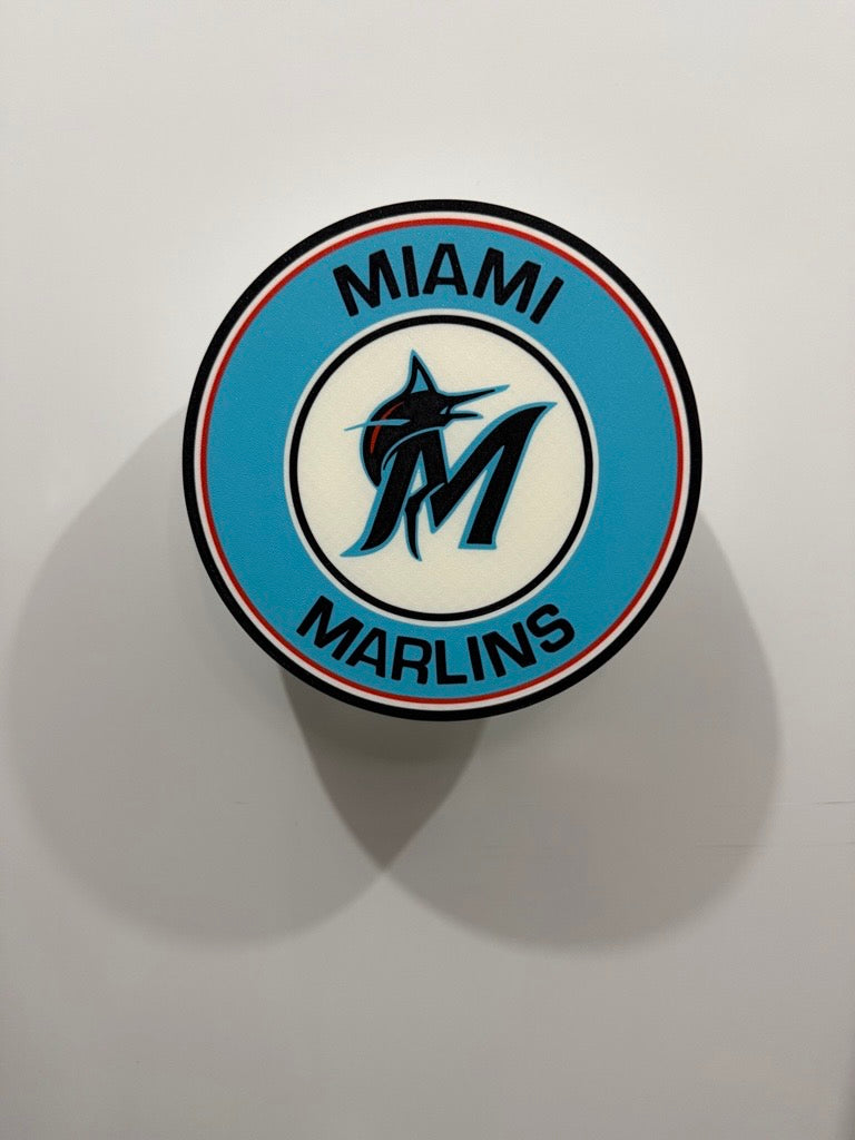 Miami Marlins Wall Plaque Sign