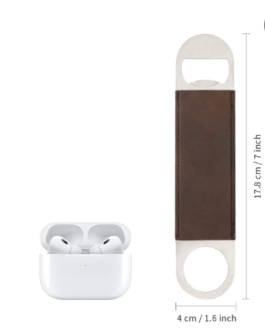 Leather Bottle Opener Custom Engraved