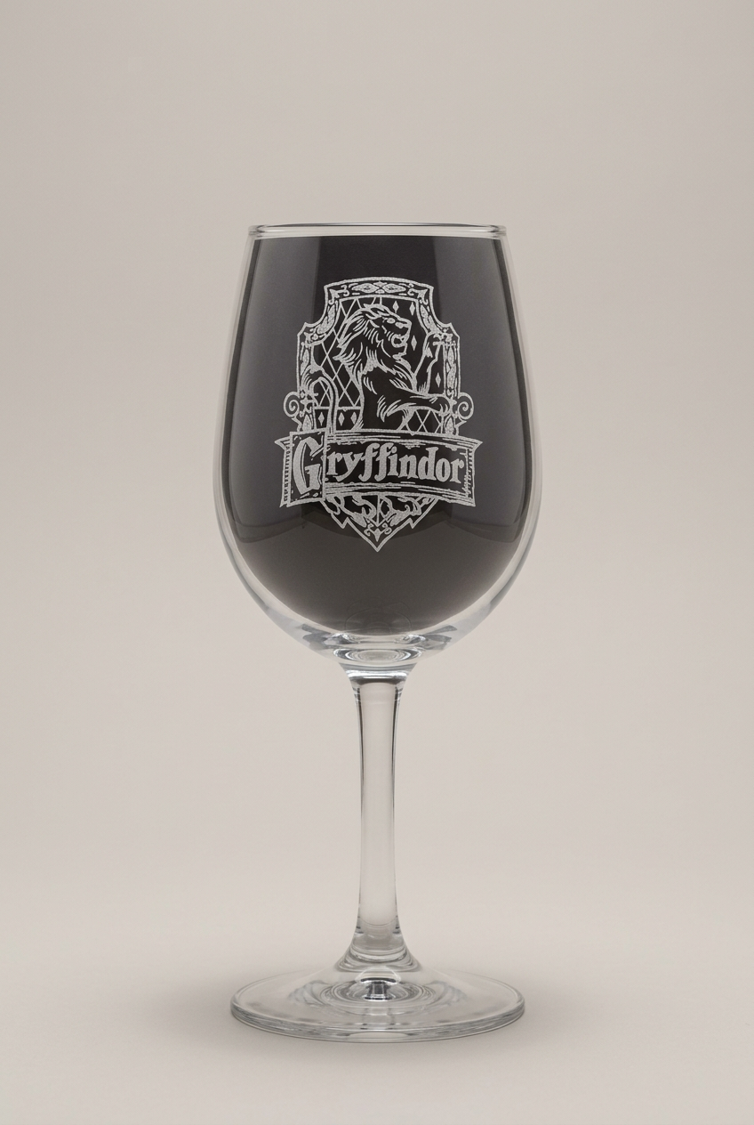 12.75 oz Stemmed Wine Glass Custom Engraved