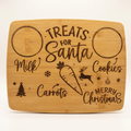 Santas Treat Board Laser Engraved