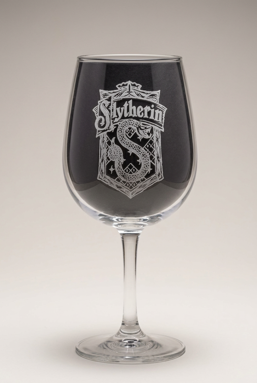 12.75 oz Stemmed Wine Glass Custom Engraved