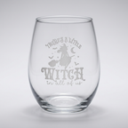 20.5 oz Stemless Wine Glass Custom Engraved