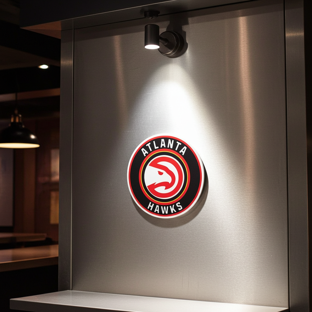 Atlanta Hawks Wall Plaque Sign