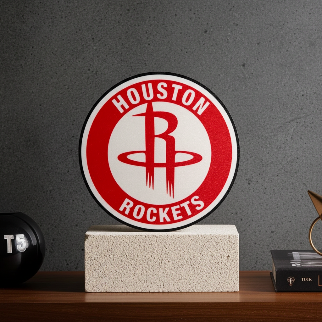 Houston Rockets Wall Plaque Sign